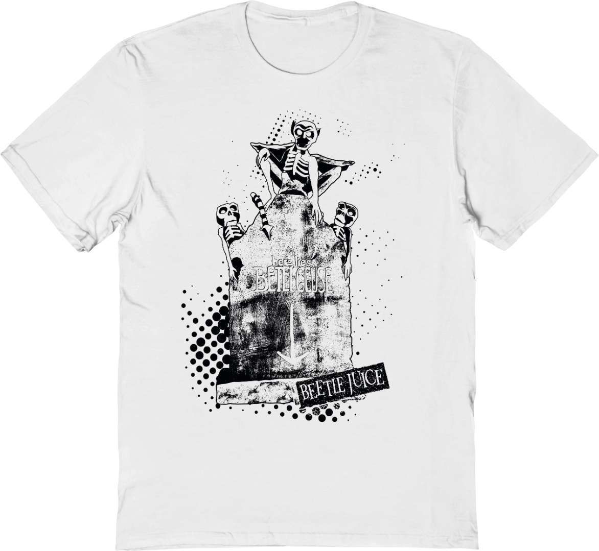 Here Lies Betelgeuse Tombstone Beetlejuice T-Shirt Hoodie, Sweatshirt | CiraTrend.com (Image 1)
