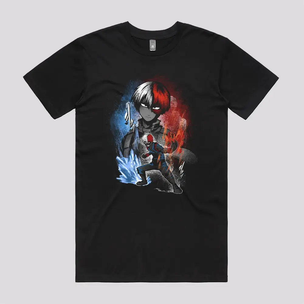 Hero Half Cold Half Hot T-Shirt Hoodie, Sweatshirt | CiraTrend.com (Image 2)