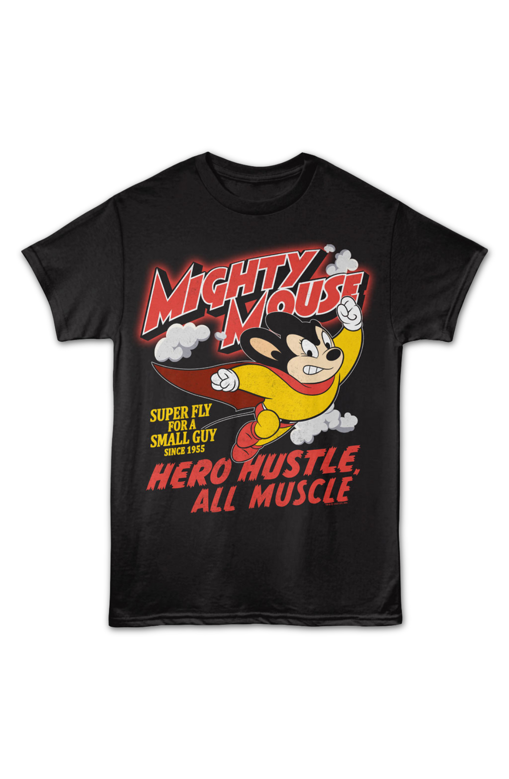 Hero Hustle All Muscle Mighty Mouse T-Shirt Hoodie, Sweatshirt | CiraTrend.com (Image 2)