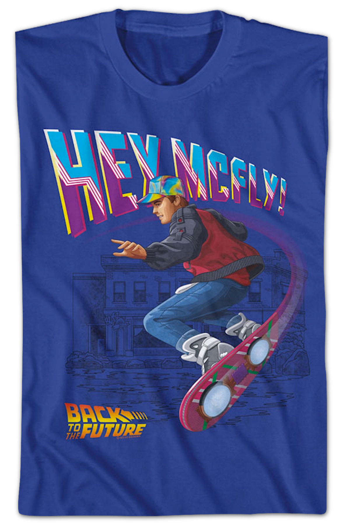 Hey McFly Hoverboard Back To The Future T-Shirt Hoodie, Sweatshirt | CiraTrend.com (Image 2)