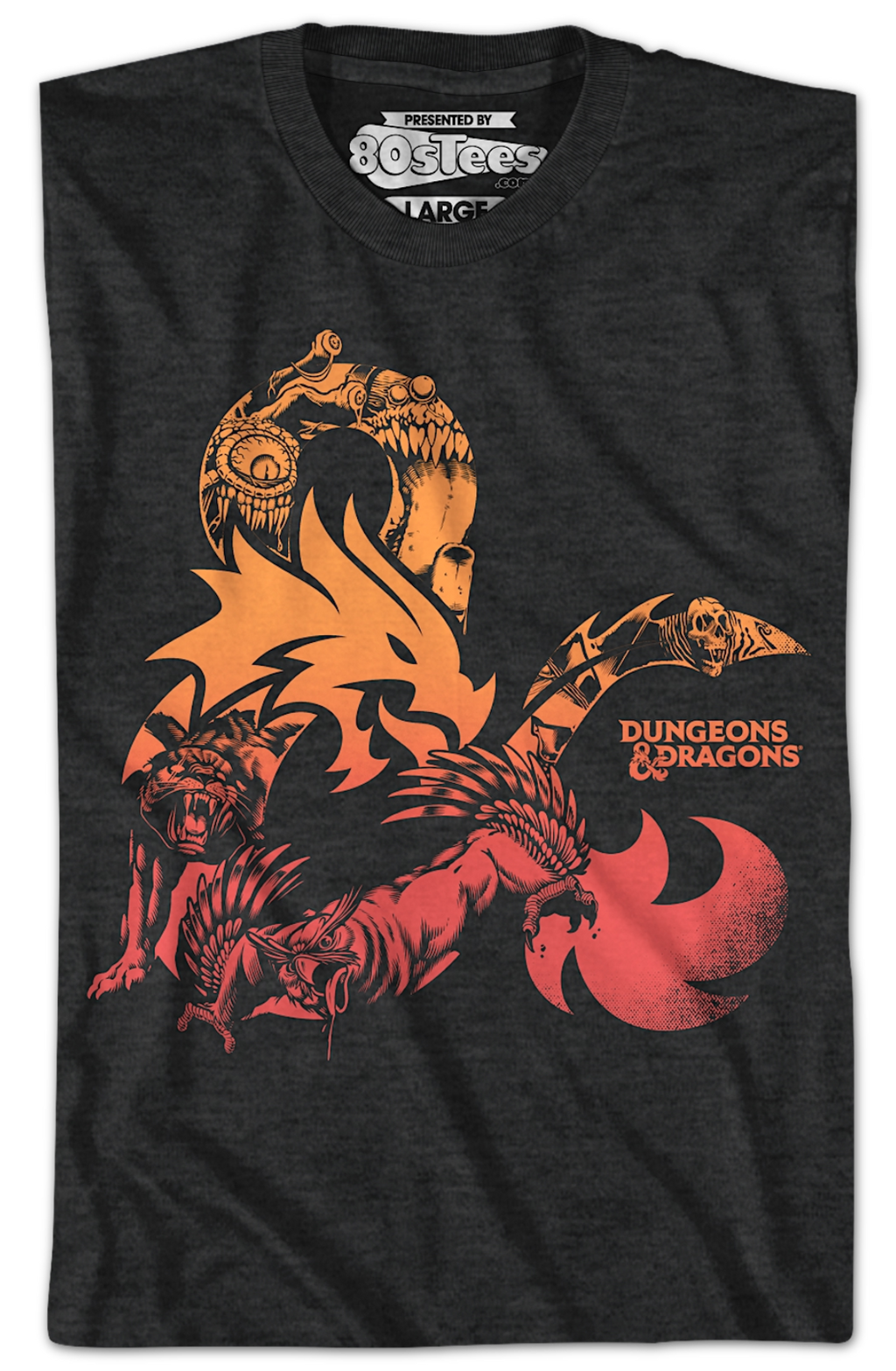Hidden Monsters Logo Dungeons & Dragons T-Shirt Hoodie, Sweatshirt | CiraTrend.com (Image 2)