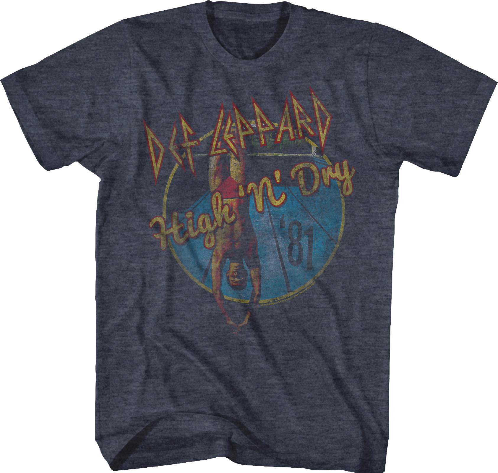 High 'n' Dry '81 Def Leppard T-Shirt Hoodie, Sweatshirt | CiraTrend.com (Image 1)
