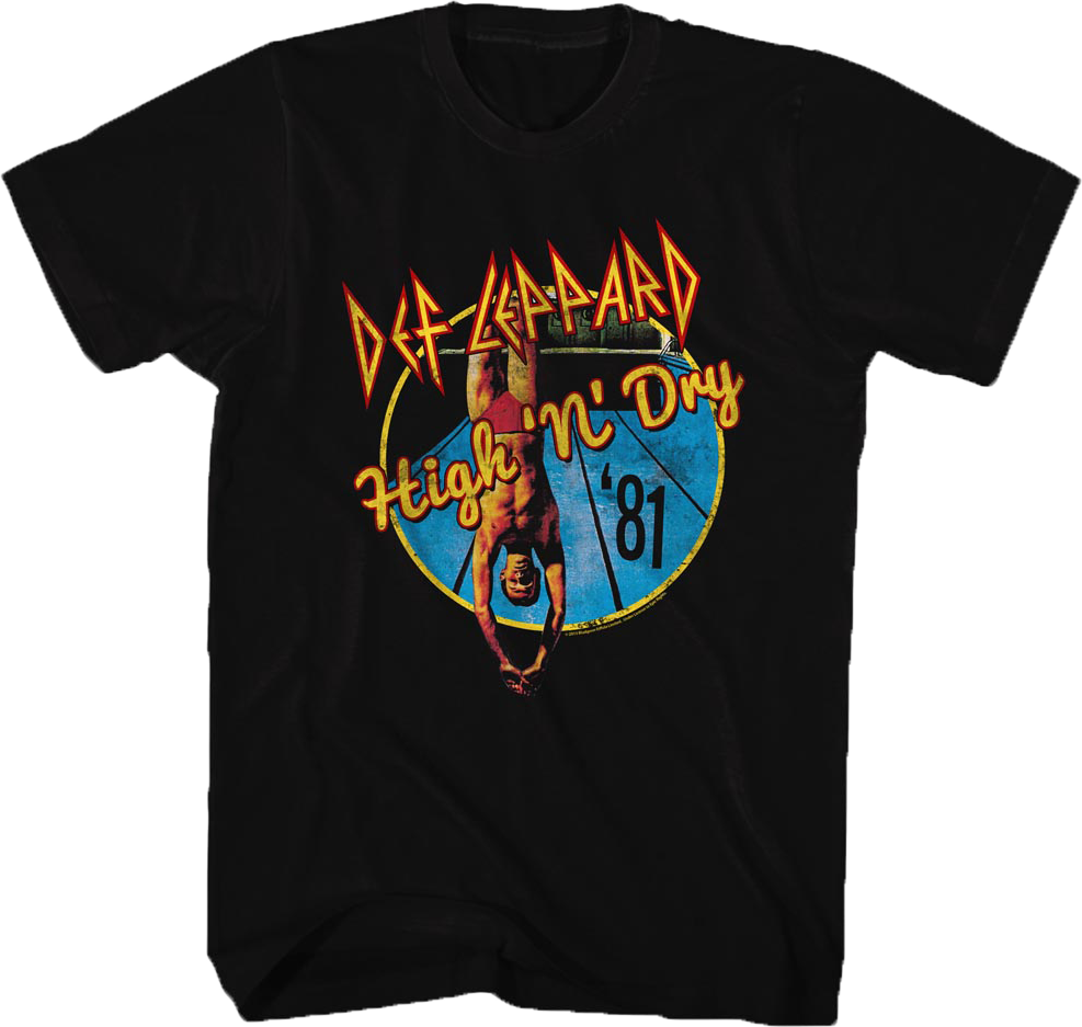 High N Dry Def Leppard T-Shirt Hoodie, Sweatshirt | CiraTrend.com (Image 1)