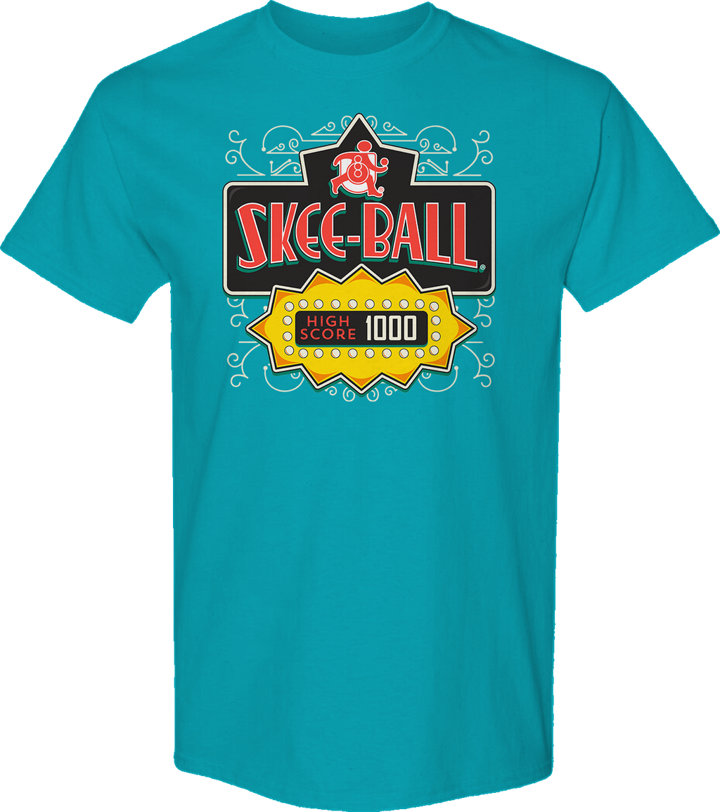 High Score Marquee Skee-Ball T-Shirt Hoodie, Sweatshirt | CiraTrend.com (Image 1)