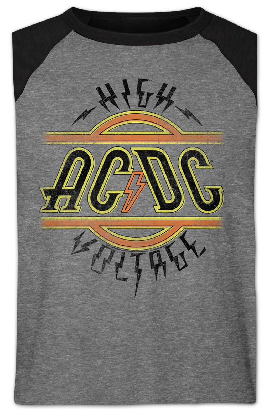 High Voltage ACDC Raglan Baseball Shirt Hoodie, Sweatshirt | CiraTrend.com (Image 2)