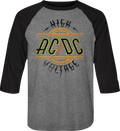 High Voltage ACDC Raglan Baseball Shirt Hoodie, Sweatshirt | CiraTrend.com (Image 1)