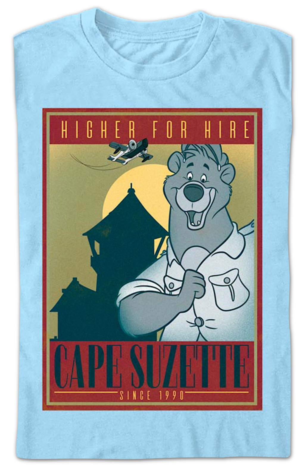 Higher For Hire TaleSpin T-Shirt Hoodie, Sweatshirt | CiraTrend.com (Image 2)