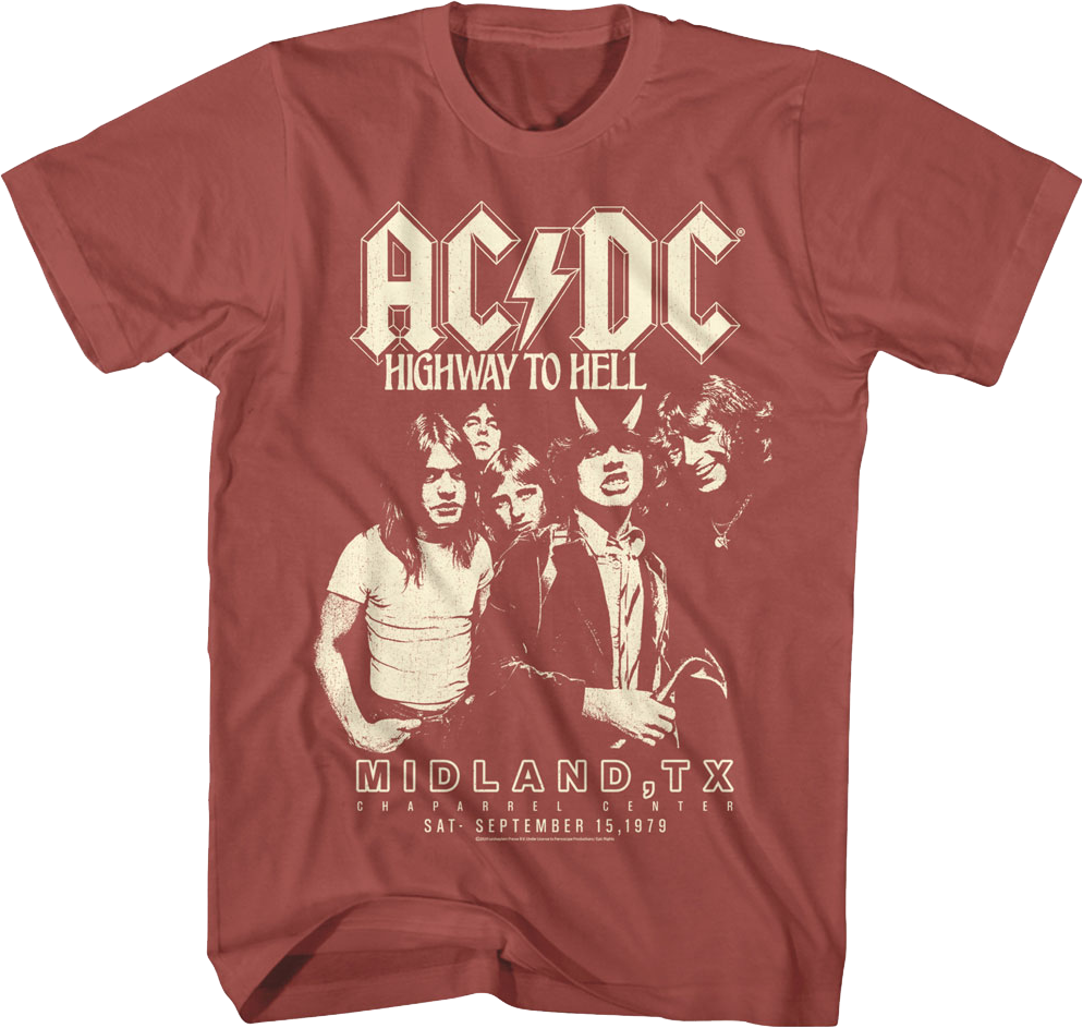Highway To Hell Chaparrel Center ACDC T-Shirt Hoodie, Sweatshirt | CiraTrend.com (Image 1)