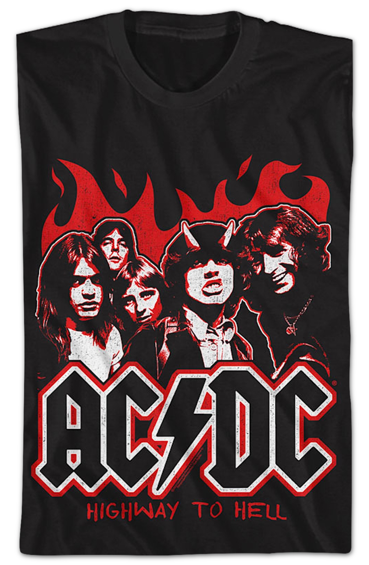 Highway To Hell Flames ACDC Shirt Hoodie, Sweatshirt | CiraTrend.com (Image 2)