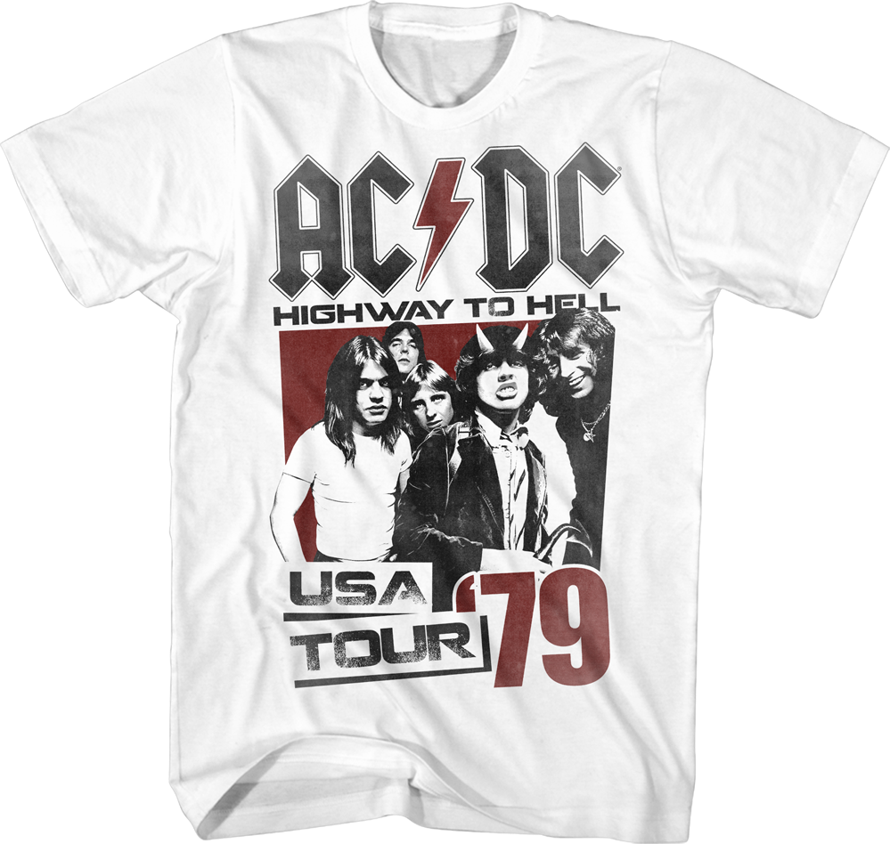 Highway To Hell USA Tour ACDC T-Shirt Hoodie, Sweatshirt | CiraTrend.com (Image 1)