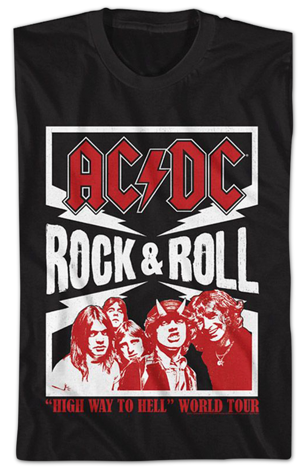 Highway To Hell World Tour ACDC Shirt Hoodie, Sweatshirt | CiraTrend.com (Image 2)