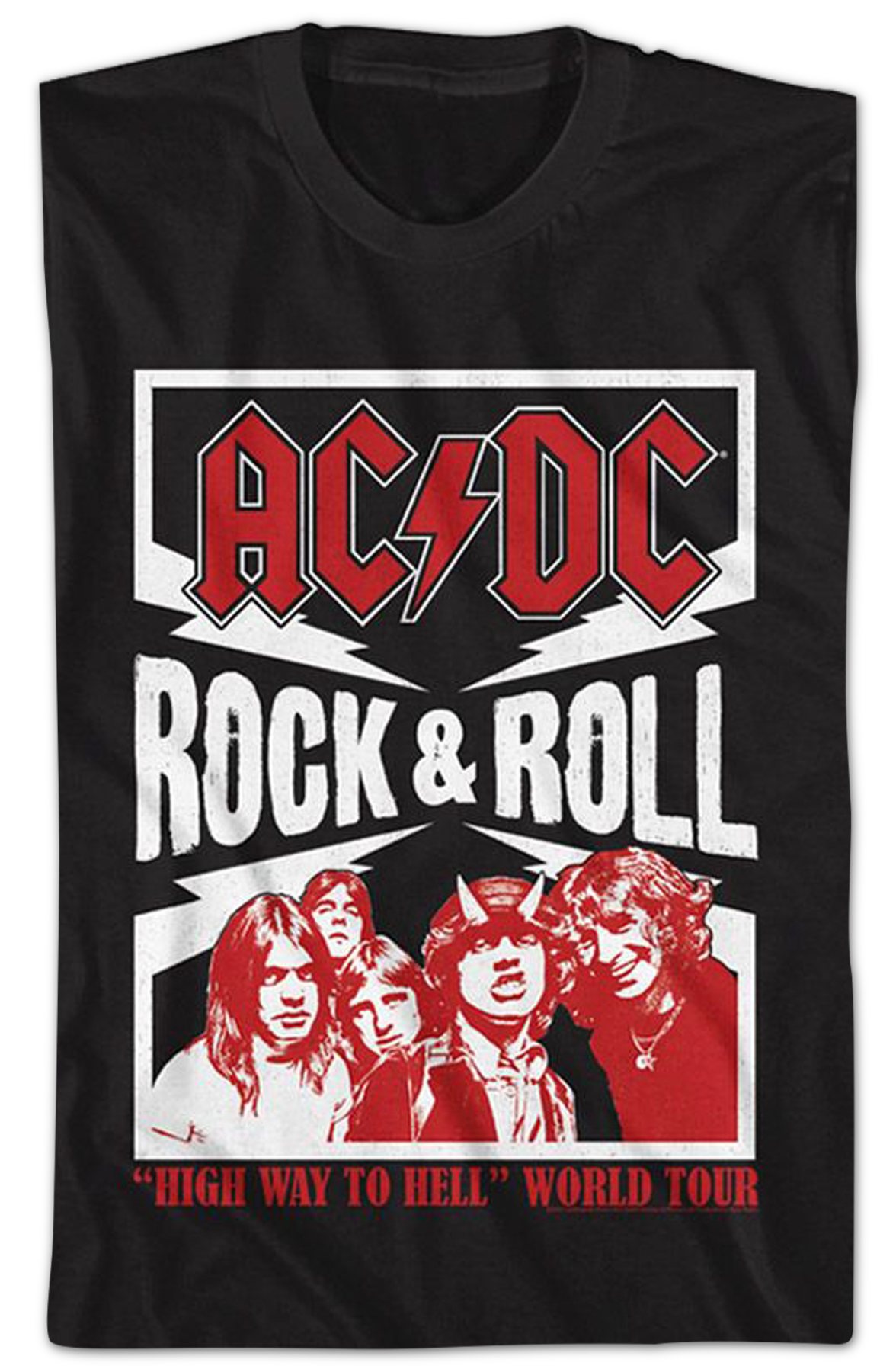 Highway To Hell World Tour ACDC Shirt Hoodie, Sweatshirt | CiraTrend.com (Image 2)