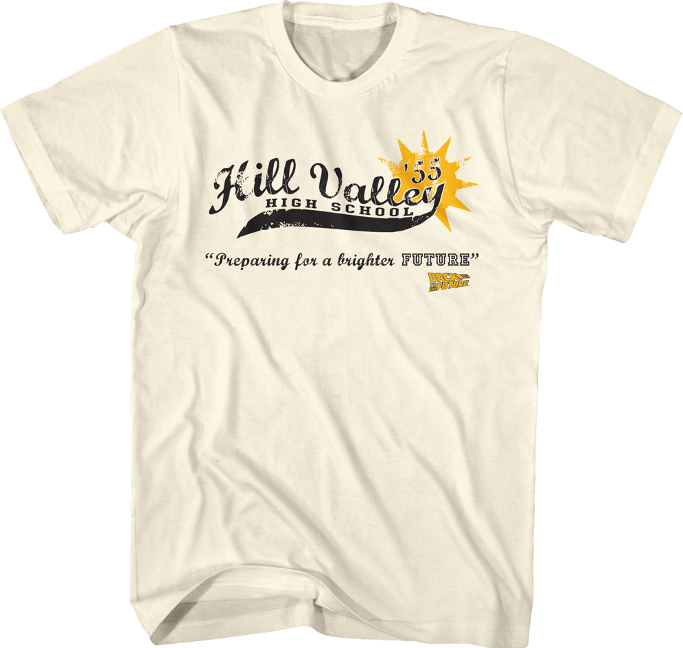 Hill Valley High School Back To The Future T-Shirt Hoodie, Sweatshirt | CiraTrend.com (Image 1)