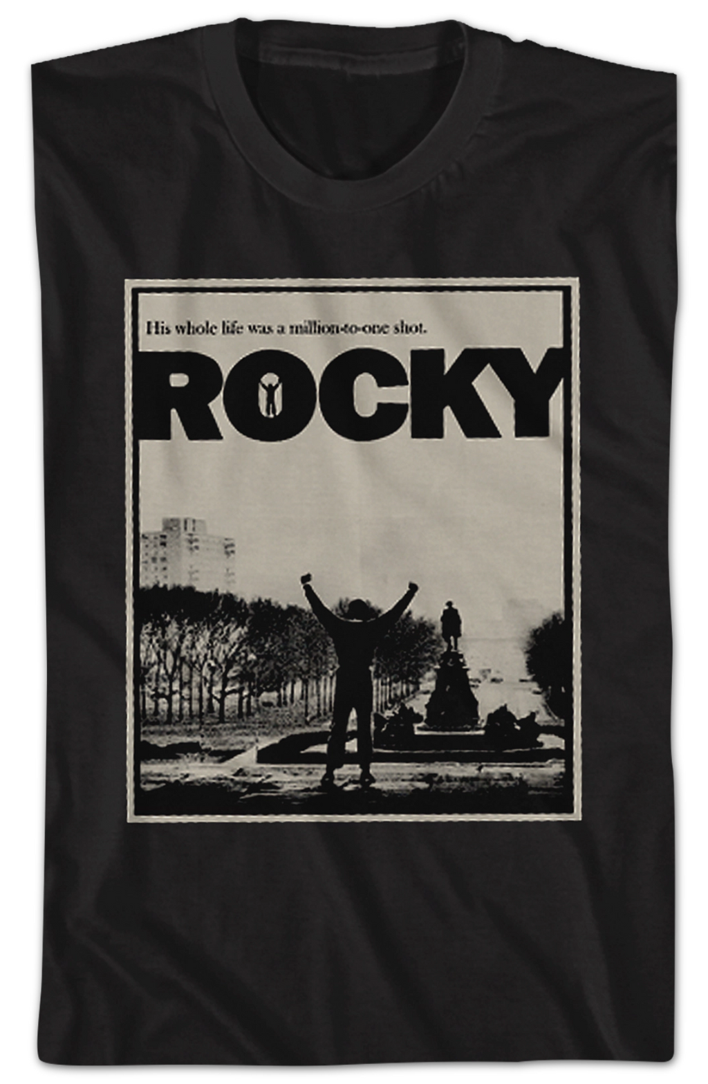 His Whole Life Was A Million To One Shot Rocky Shirt Hoodie, Sweatshirt | CiraTrend.com (Image 2)