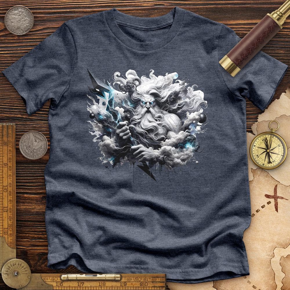 A Powerful Zeus Holding a Lightning Bolt Premium QualityTee T-Shirts, Hoodie, Sweatshirt | CiraTrend.com (Image 4)