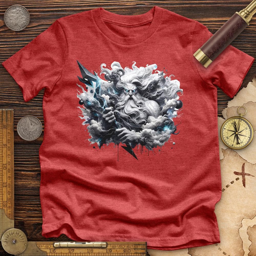 A Powerful Zeus Holding a Lightning Bolt Premium QualityTee T-Shirts, Hoodie, Sweatshirt | CiraTrend.com (Image 5)
