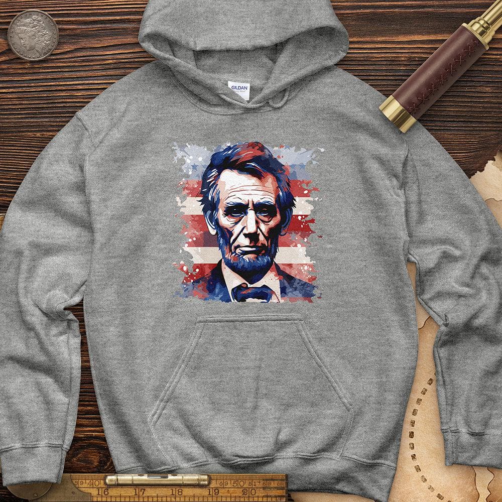Abe Lincoln American Flag Art Hoodie T-Shirts, Sweatshirt | CiraTrend.com (Image 5)