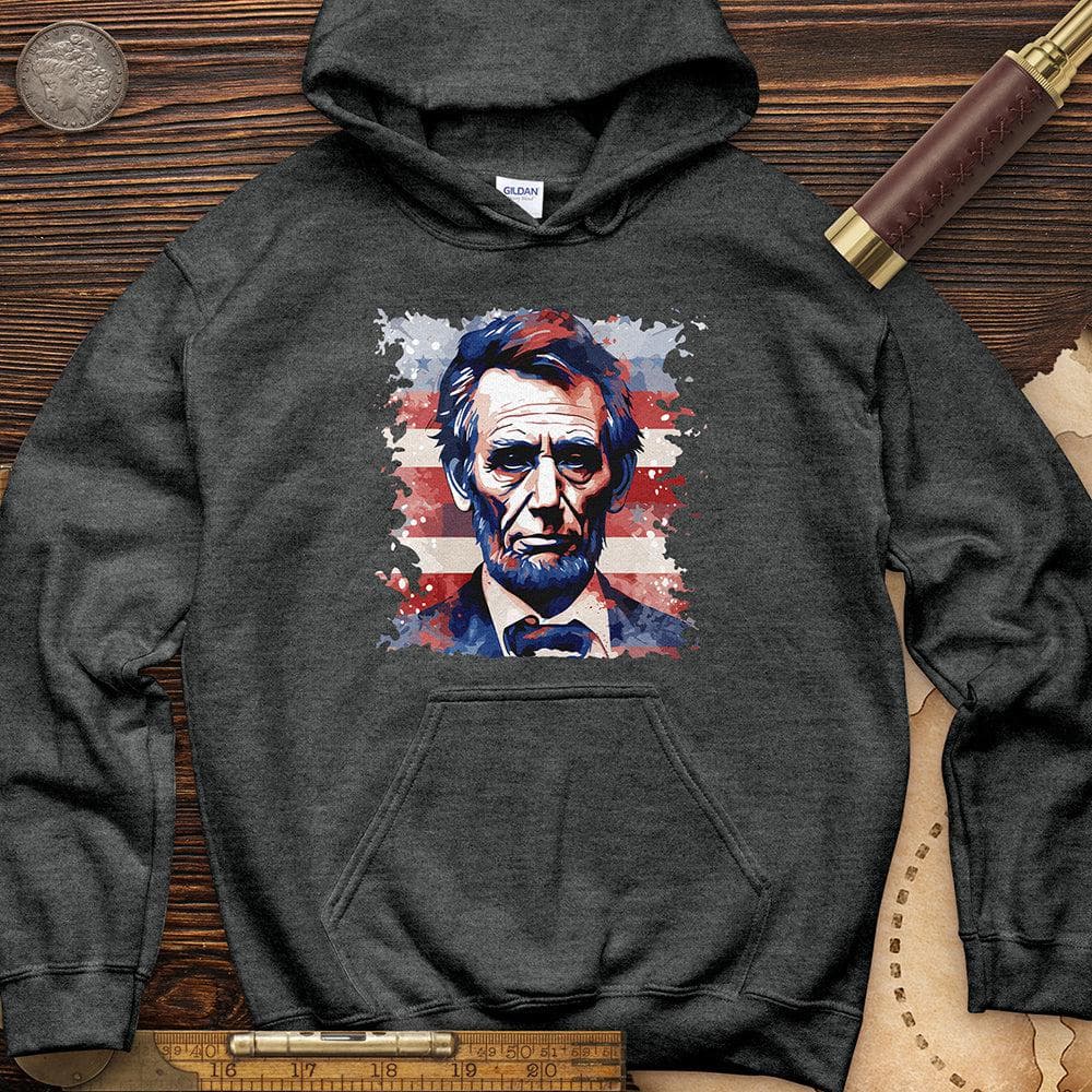 Abe Lincoln American Flag Art Hoodie T-Shirts, Sweatshirt | CiraTrend.com (Image 3)