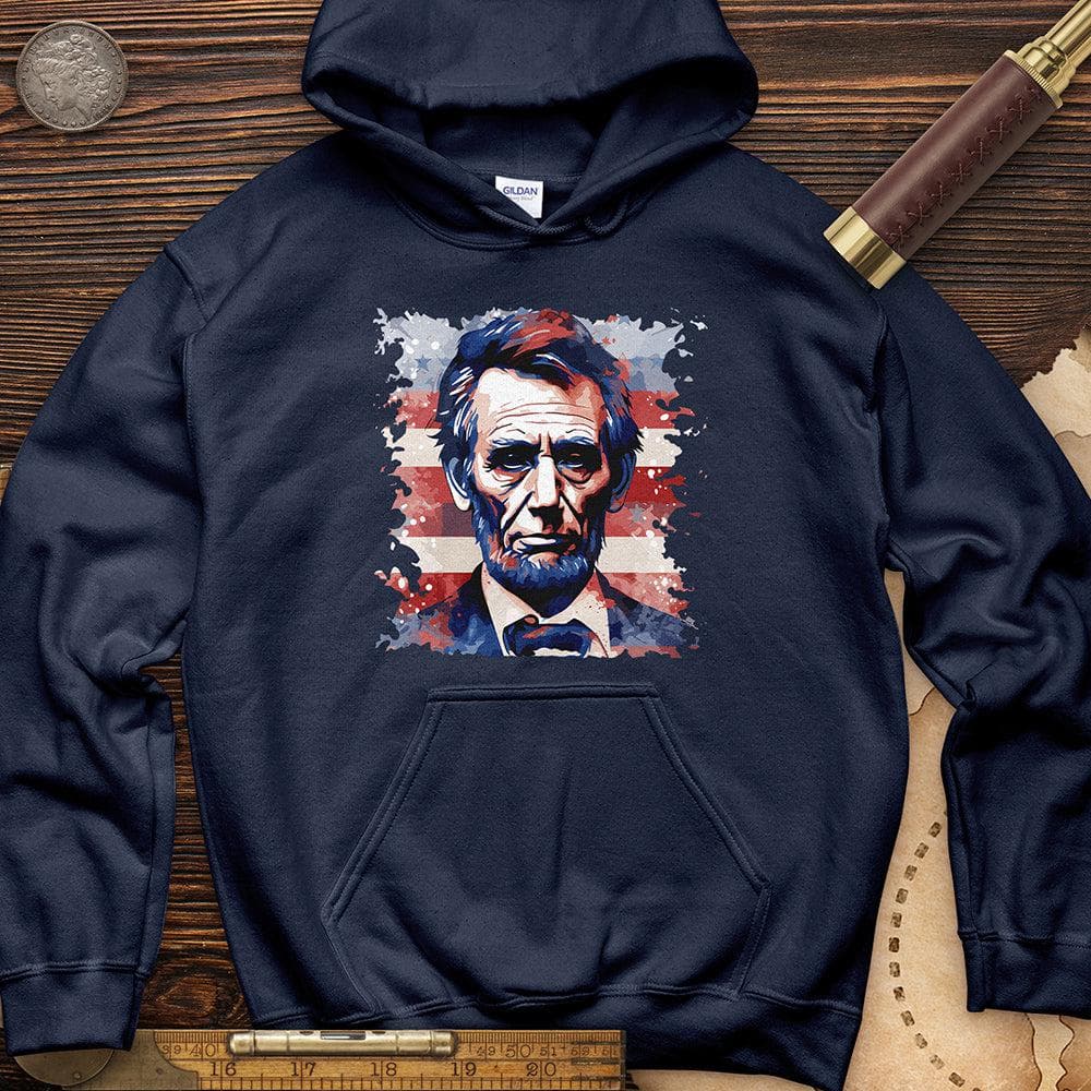 Abe Lincoln American Flag Art Hoodie T-Shirts, Sweatshirt | CiraTrend.com (Image 4)
