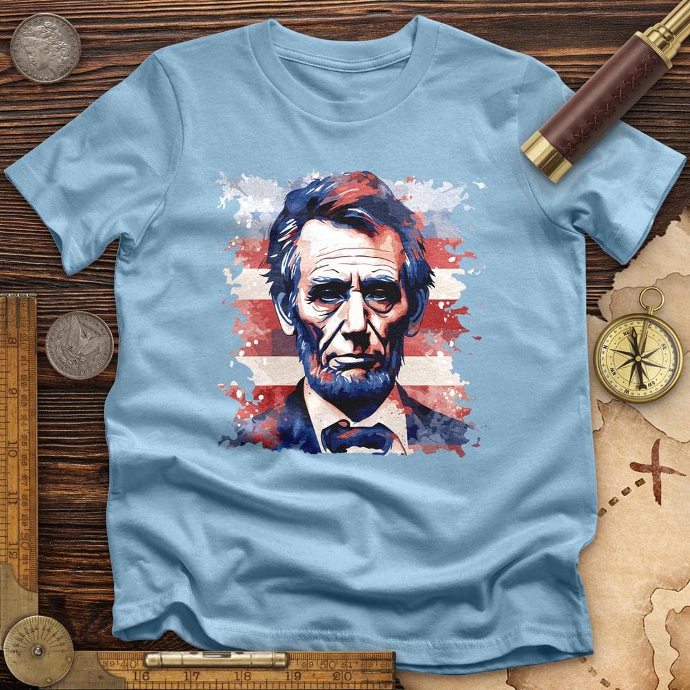 Abe Lincoln American Flag Art T-Shirt Hoodie, Sweatshirt | CiraTrend.com (Image 2)