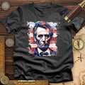 Abe Lincoln American Flag Art T-Shirt Hoodie, Sweatshirt | CiraTrend.com (Image 1)