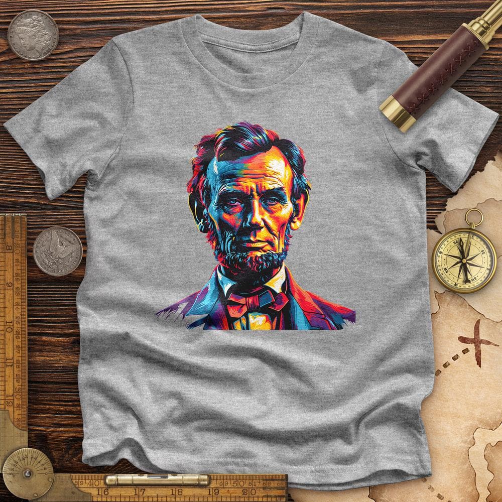 Abe Lincoln Vibrant Premium QualityTee T-Shirts, Hoodie, Sweatshirt | CiraTrend.com (Image 3)