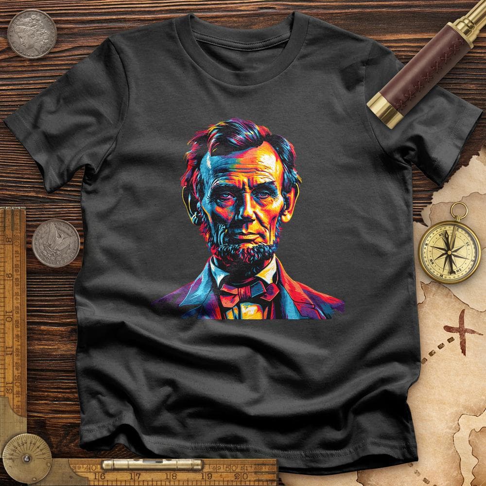 Abe Lincoln Vibrant T-Shirt Hoodie, Sweatshirt | CiraTrend.com (Image 3)