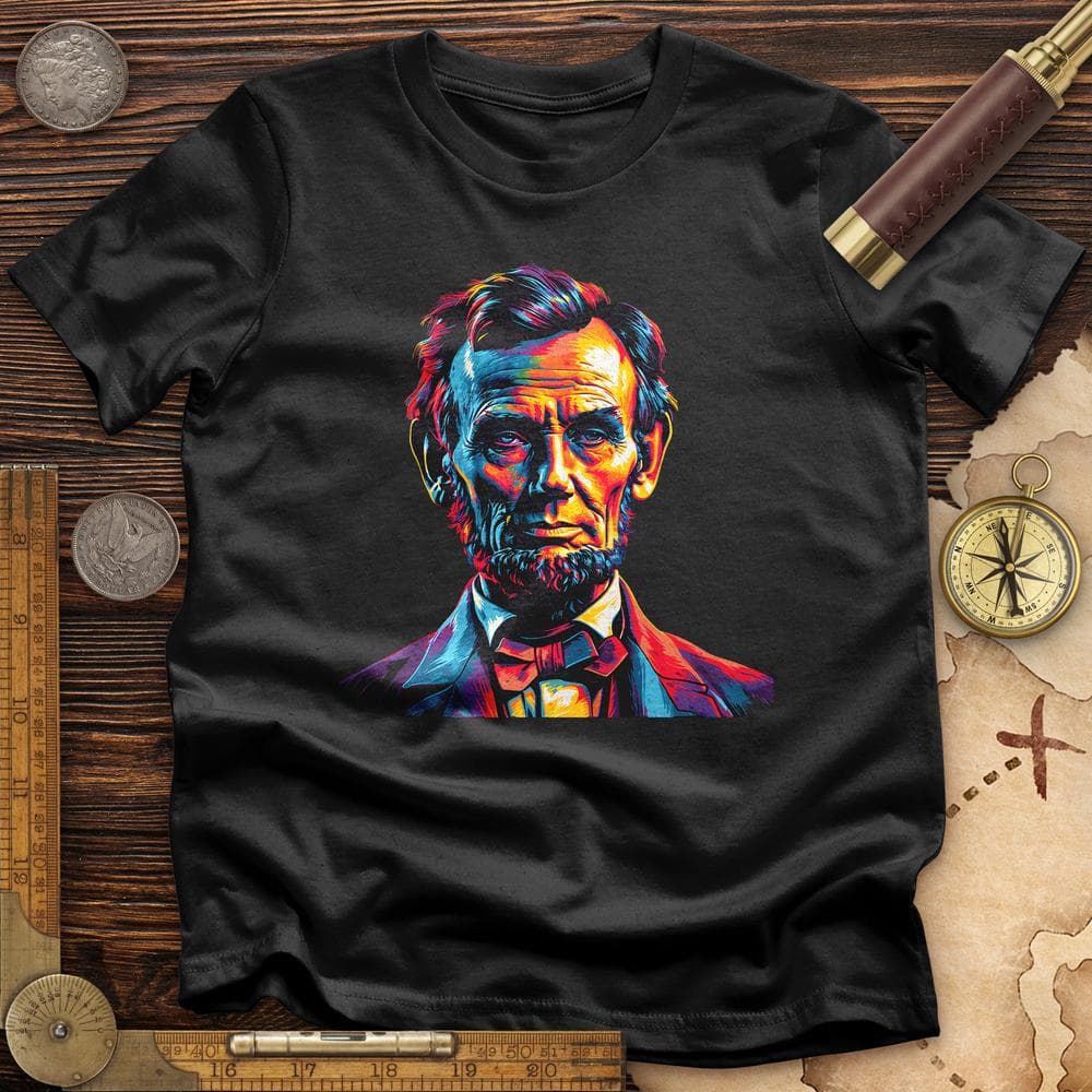 Abe Lincoln Vibrant T-Shirt Hoodie, Sweatshirt | CiraTrend.com (Image 2)