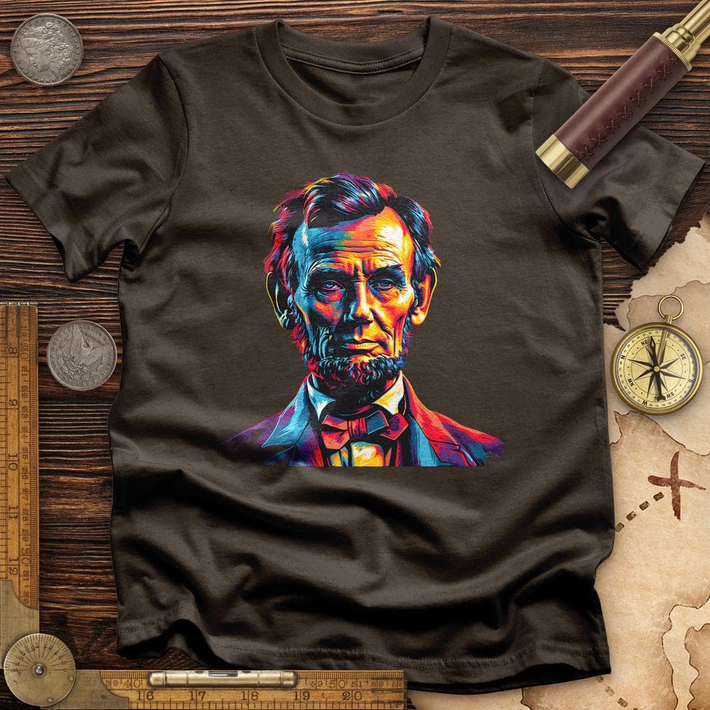 Abe Lincoln Vibrant T-Shirt Hoodie, Sweatshirt | CiraTrend.com (Image 4)