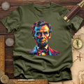 Abe Lincoln Vibrant T-Shirt Hoodie, Sweatshirt | CiraTrend.com (Image 1)