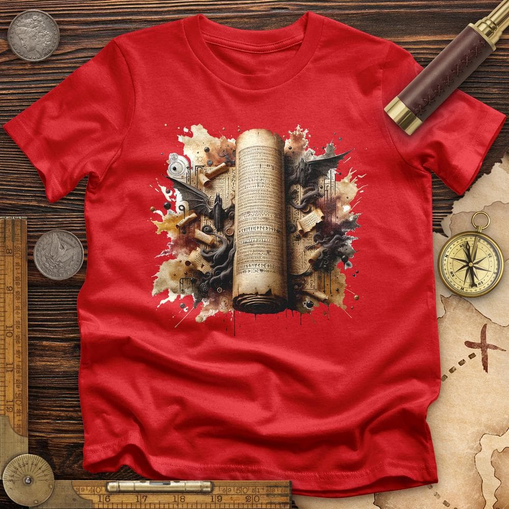 Aged Parchment Scroll T-Shirt Hoodie, Sweatshirt | CiraTrend.com (Image 5)