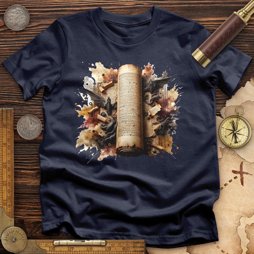 Aged Parchment Scroll T-Shirt Hoodie, Sweatshirt | CiraTrend.com (Image 4)