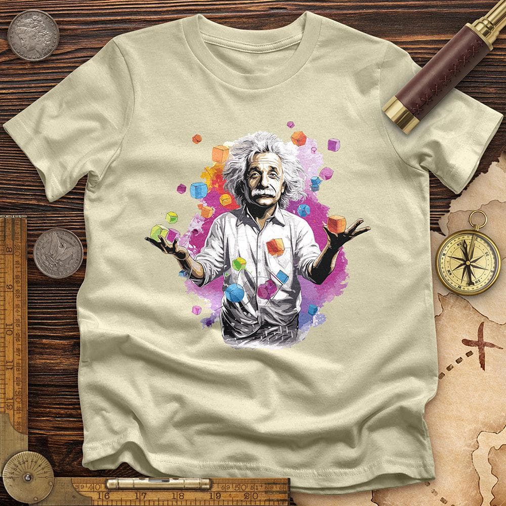 Albert Play With Cubes T-Shirt Hoodie, Sweatshirt | CiraTrend.com (Image 2)