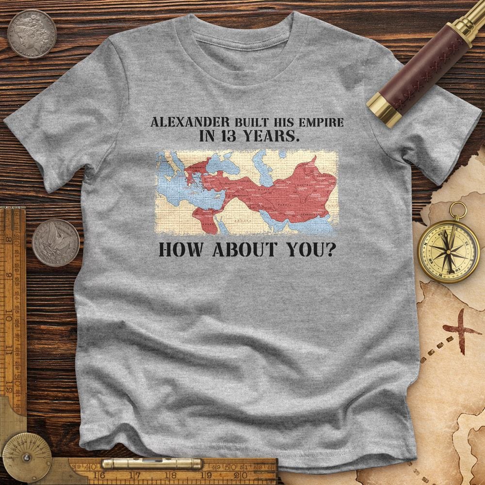 Alexander Conquered Premium Quality Tee Hoodie, Sweatshirt | CiraTrend.com (Image 2)