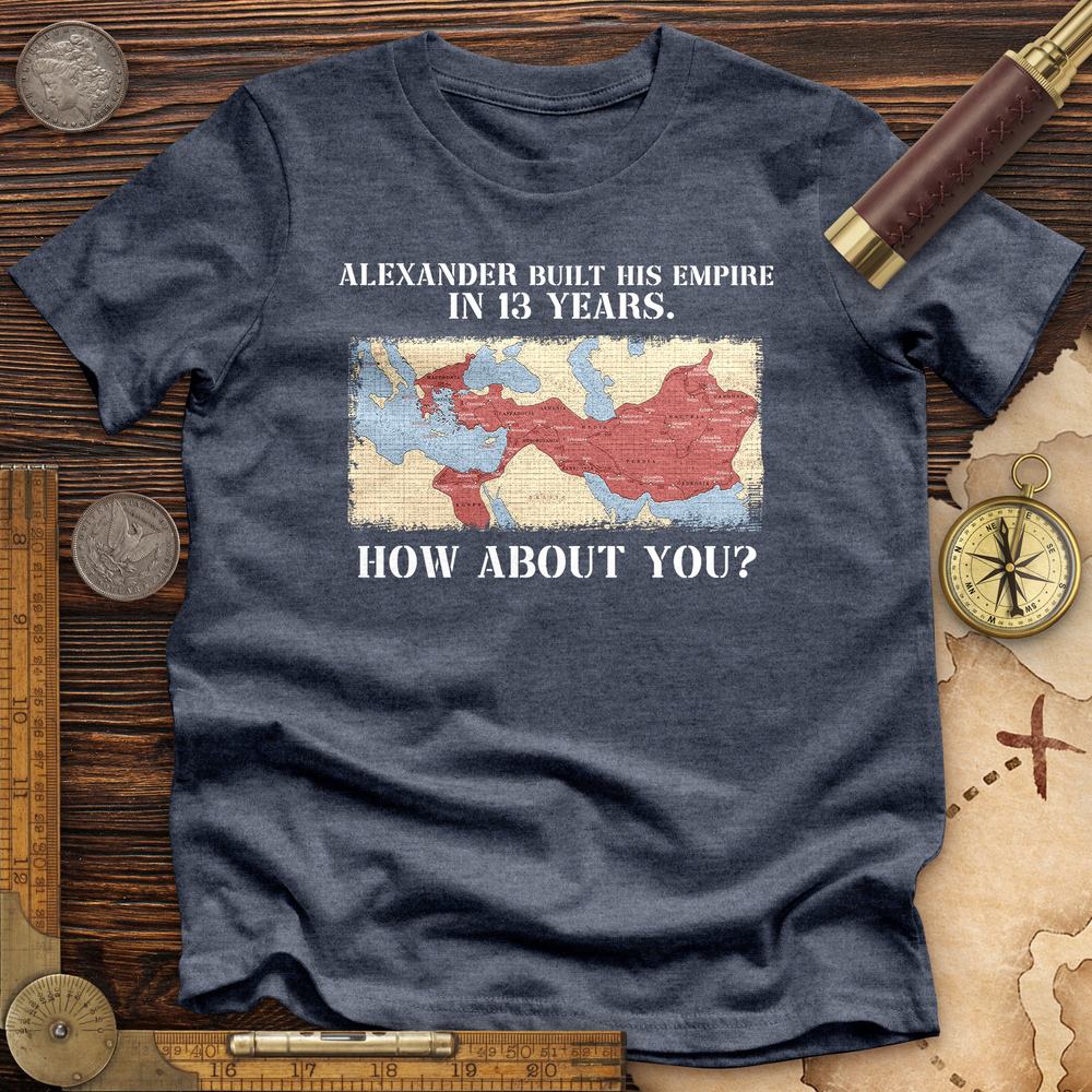 Alexander Conquered Premium Quality Tee Hoodie, Sweatshirt | CiraTrend.com (Image 1)