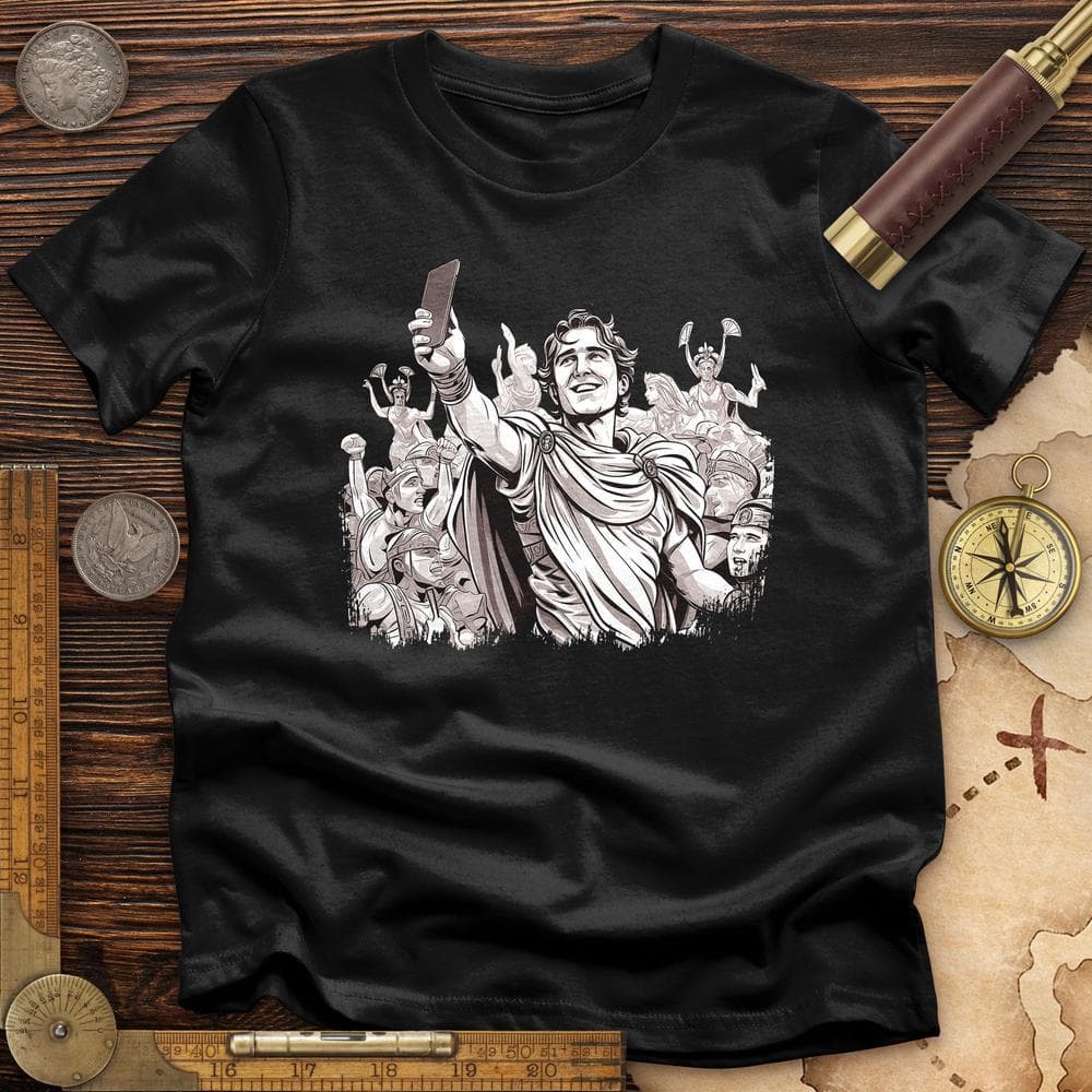 Alexander The Great Selfie Premium Quality Tee Hoodie, Sweatshirt | CiraTrend.com (Image 4)