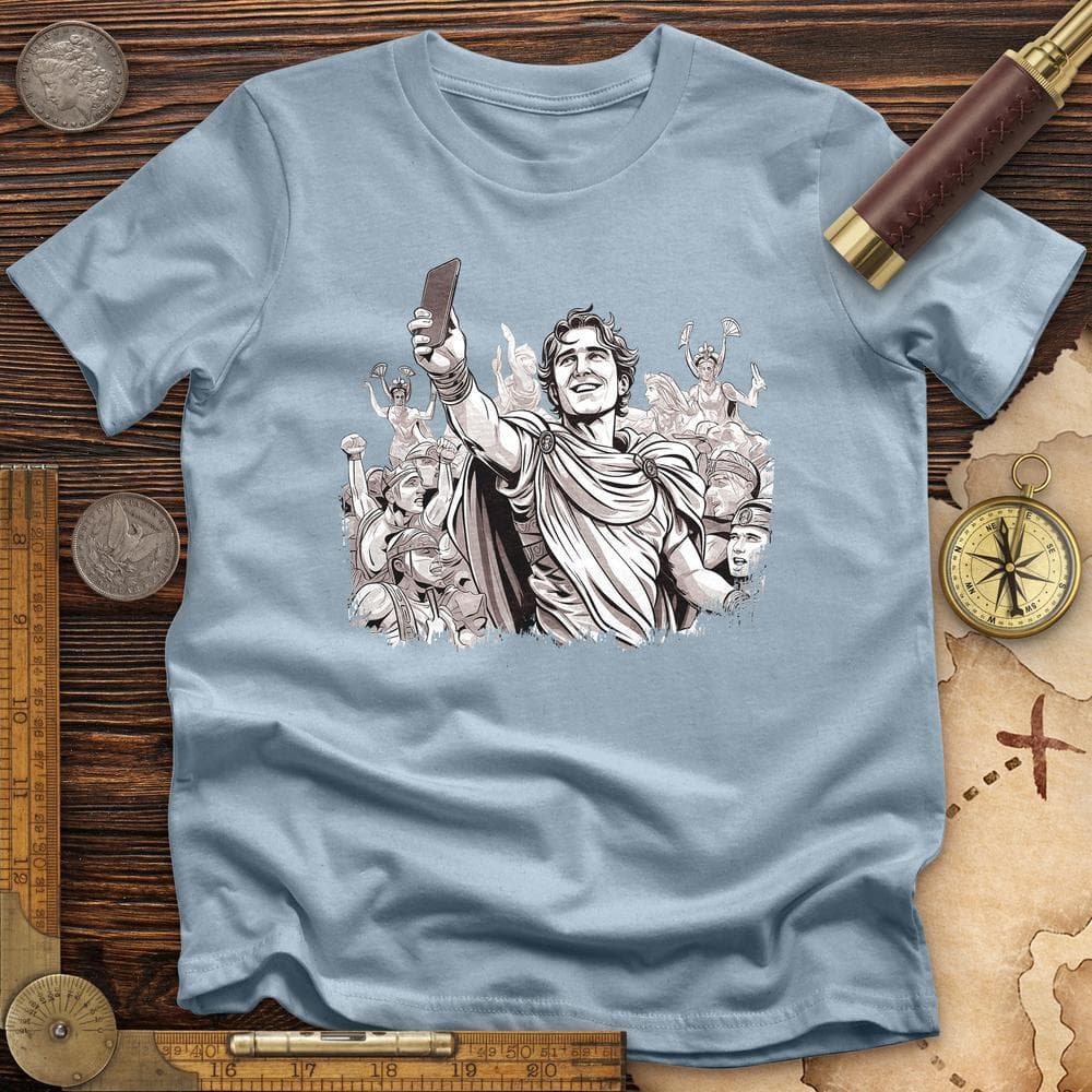 Alexander The Great Selfie Premium Quality Tee Hoodie, Sweatshirt | CiraTrend.com (Image 1)