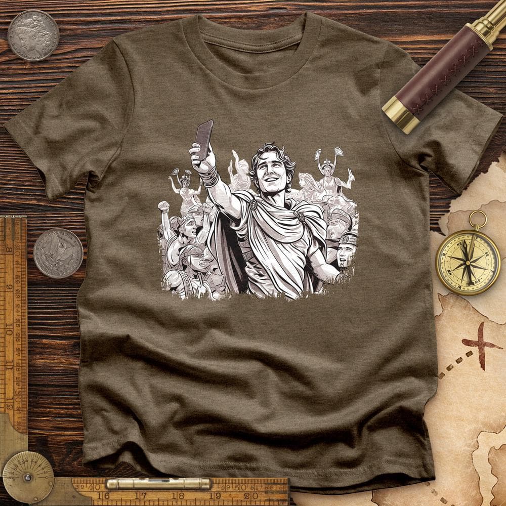 Alexander The Great Selfie Premium Quality Tee Hoodie, Sweatshirt | CiraTrend.com (Image 2)