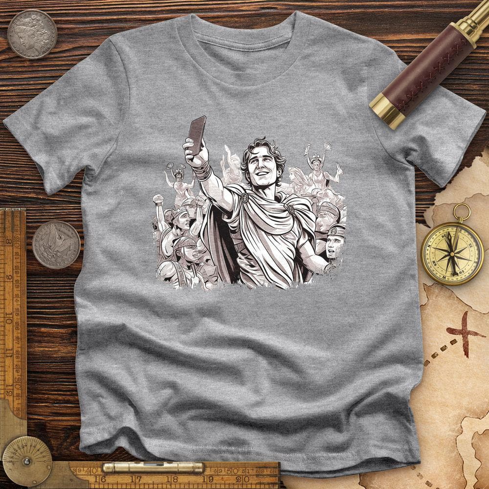 Alexander The Great Selfie Premium Quality Tee Hoodie, Sweatshirt | CiraTrend.com (Image 3)