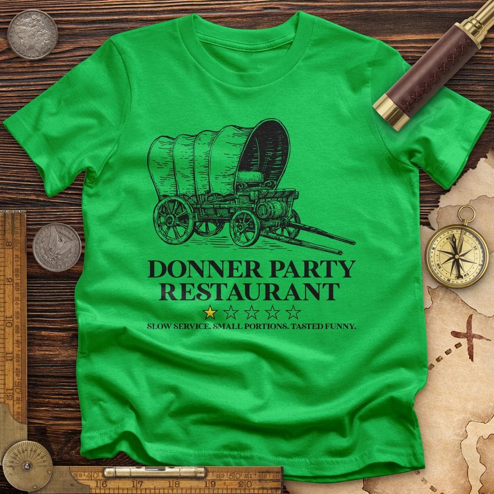 Donner Party Restaurant Review T-Shirt Hoodie, Sweatshirt | CiraTrend.com (Image 1)