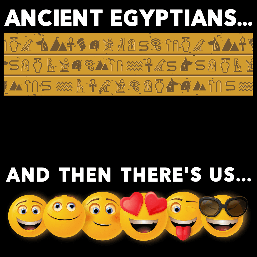 Egyptian Emoticons T-Shirt Hoodie, Sweatshirt | CiraTrend.com (Image 2)