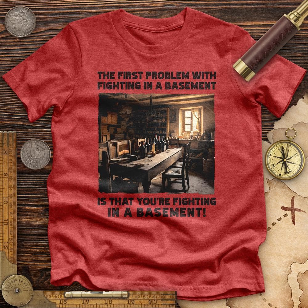 Fighting in a Basement Premium Quality Tee Hoodie, Sweatshirt | CiraTrend.com (Image 5)