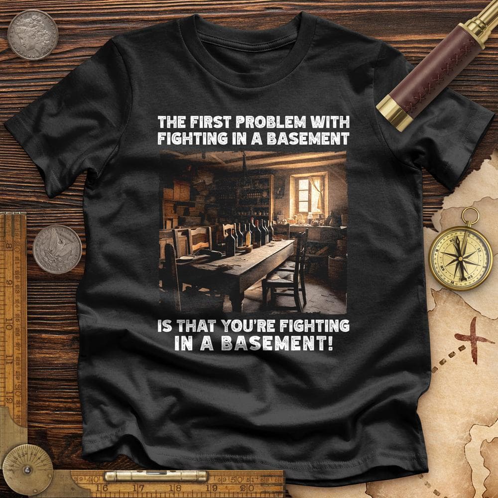 Fighting in a Basement Premium Quality Tee Hoodie, Sweatshirt | CiraTrend.com (Image 2)