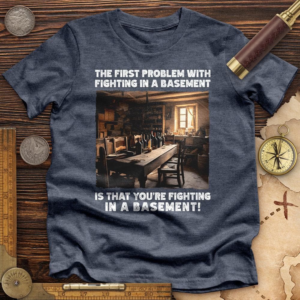 Fighting in a Basement Premium Quality Tee Hoodie, Sweatshirt | CiraTrend.com (Image 4)