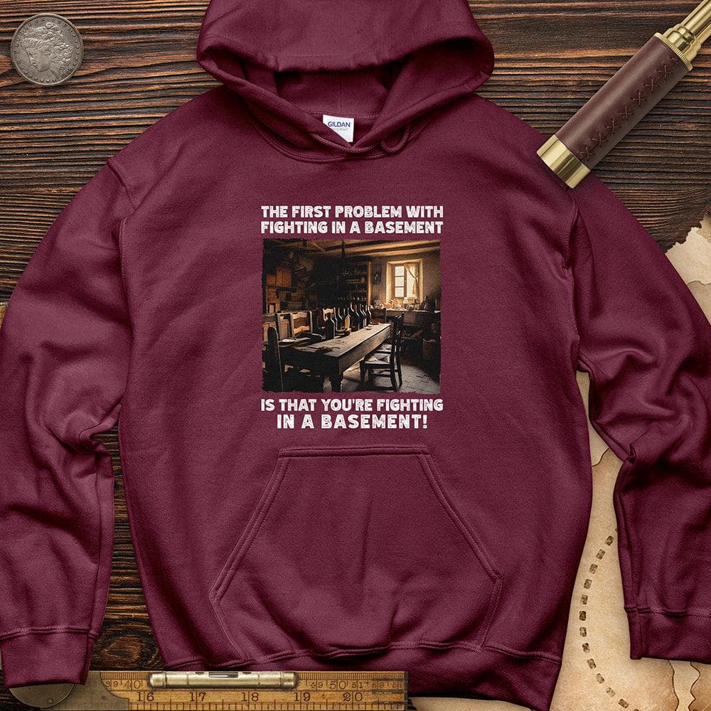 Fighting in a Basement Hoodie T-Shirts, Sweatshirt | CiraTrend.com (Image 3)