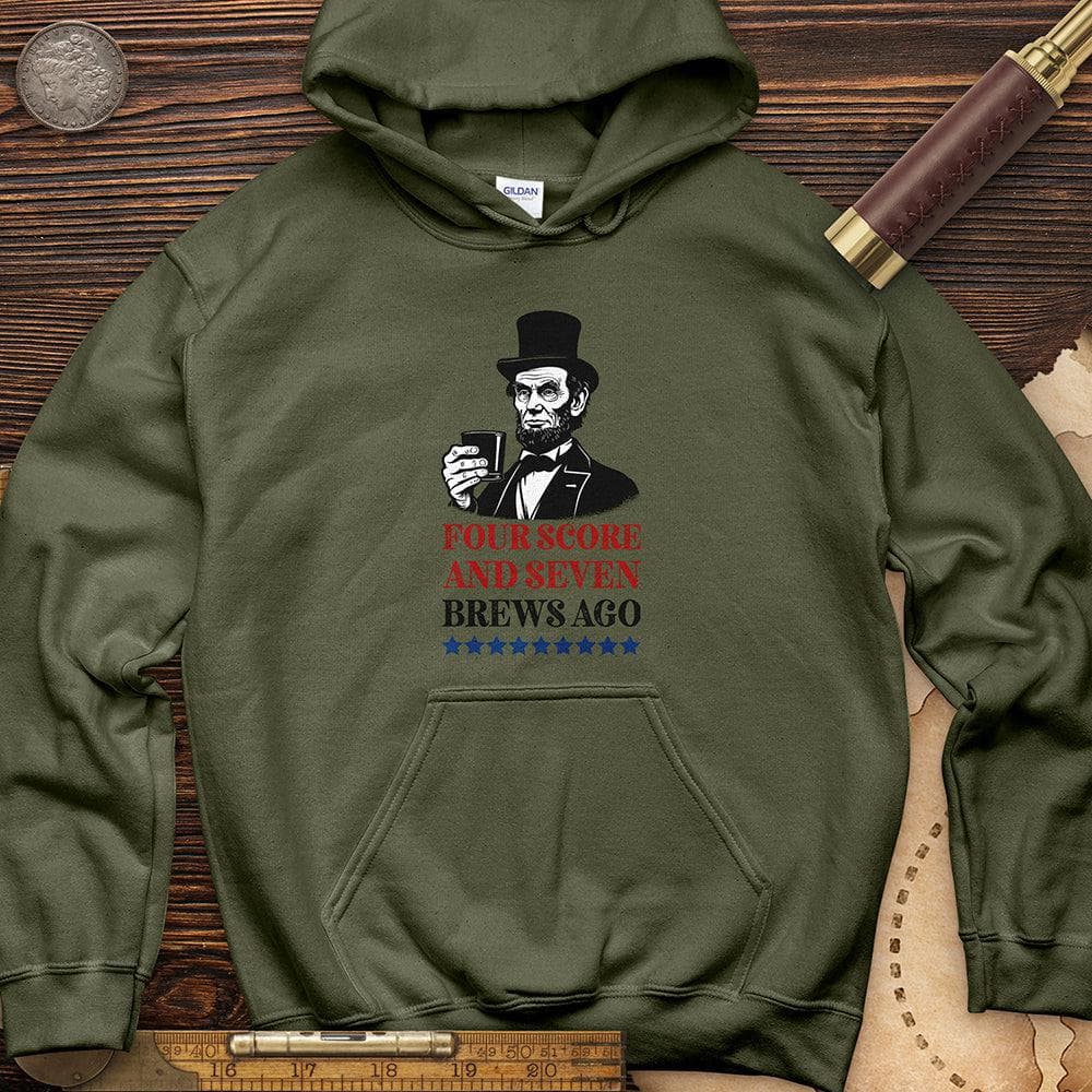 Four Score and Seven Brews Ago Hoodie T-Shirts, Sweatshirt | CiraTrend.com (Image 1)