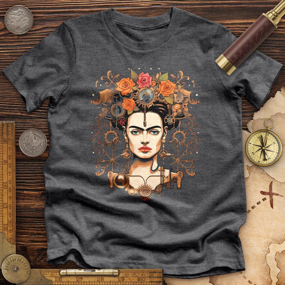 Frida Kahlo Steampunk Premium Quality Tee Hoodie, Sweatshirt | CiraTrend.com (Image 3)