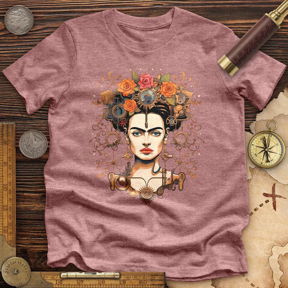 Frida Kahlo Steampunk Premium Quality Tee Hoodie, Sweatshirt | CiraTrend.com (Image 4)