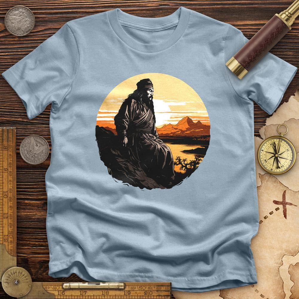 Genghis Khan Sunset Premium Quality Tee Hoodie, Sweatshirt | CiraTrend.com (Image 1)