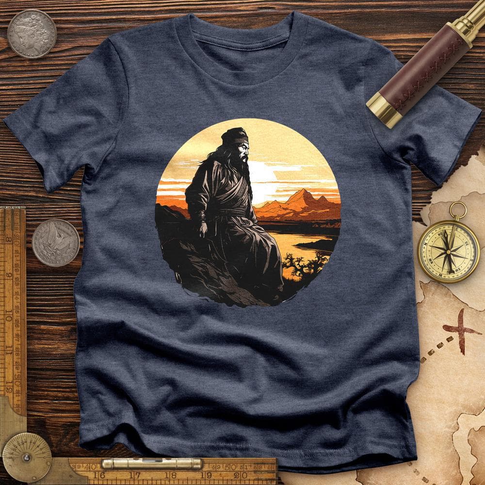 Genghis Khan Sunset Premium Quality Tee Hoodie, Sweatshirt | CiraTrend.com (Image 5)